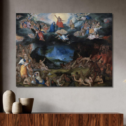 Il Giudizio Universale Jan Brueghel The Elder jbe38 quadro stampato su tela