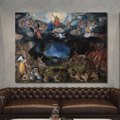 Il Giudizio Universale Jan Brueghel The Elder jbe38 quadro stampato su tela