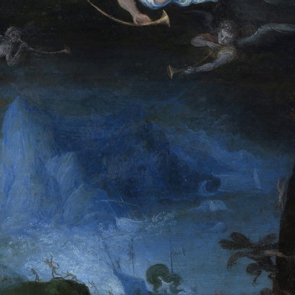 Il Giudizio Universale Jan Brueghel The Elder jbe38 quadro stampato su tela