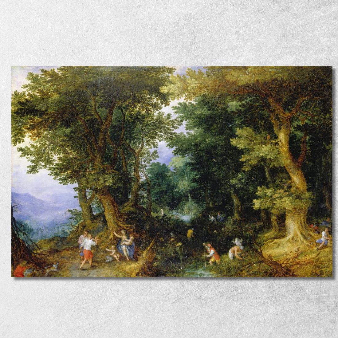 La Derisione Di Latona Jan Brueghel The Elder jbe39 quadro stampato su tela