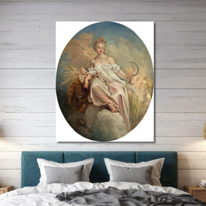 Cerere: Estate Jean-Antoine Watteau jaw4 quadro stampato su tela