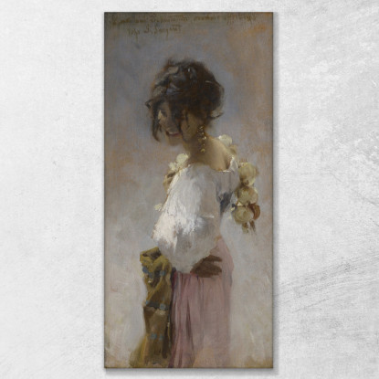 Rosina John Singer Sargent jss258 quadro stampato su tela