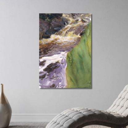 Acqua Impetuosa John Singer Sargent jss260 quadro stampato su tela