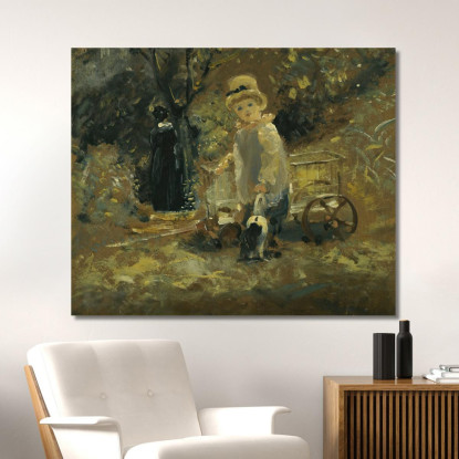 Un Ragazzo Con Un Carretto Giocattolo John Constable jcn1 quadro stampato su tela