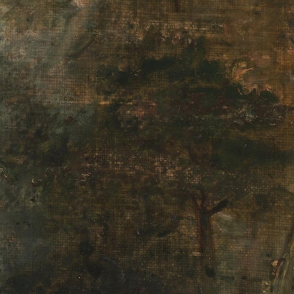 Una Chiesa Tra Gli Alberi John Constable jcn2 quadro stampato su tela