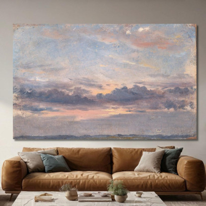 Studio Di Una Nuvola Al Tramonto John Constable jcn3 quadro stampato su tela