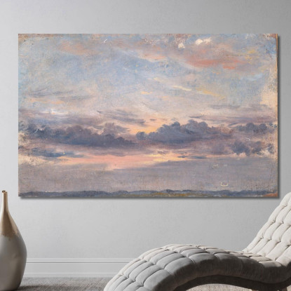 Studio Di Una Nuvola Al Tramonto John Constable jcn3 quadro stampato su tela