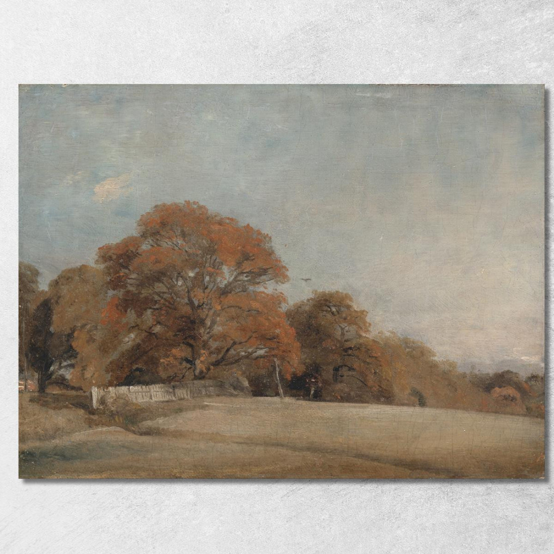 Un Paesaggio Autunnale A East Bergholt John Constable jcn13 quadro stampato su tela