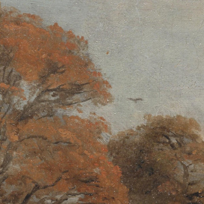 Un Paesaggio Autunnale A East Bergholt John Constable jcn13 quadro stampato su tela