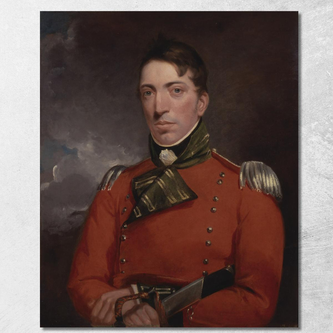 Capitano Richard Gubbins John Constable jcn17 quadro stampato su tela