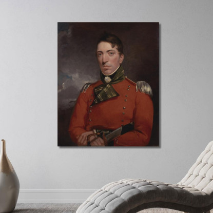 Capitano Richard Gubbins John Constable jcn17 quadro stampato su tela