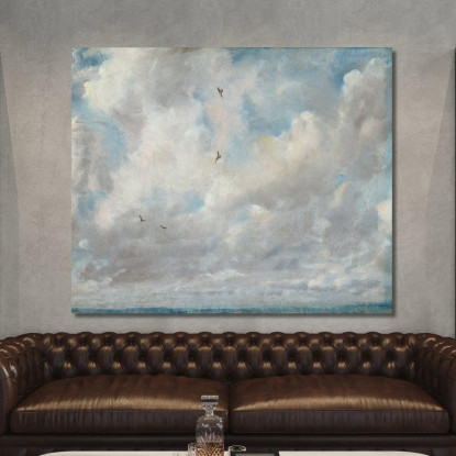 Studio Di Nuvole 2 John Constable jcn18 quadro stampato su tela