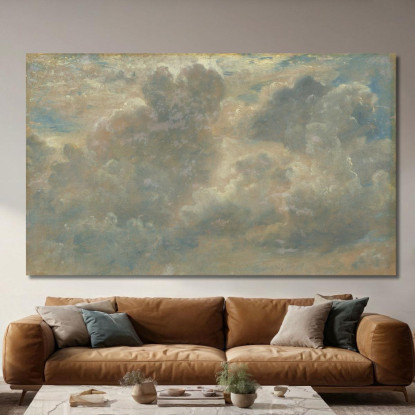 Studio Di Nuvole 3 John Constable jcn19 quadro stampato su tela