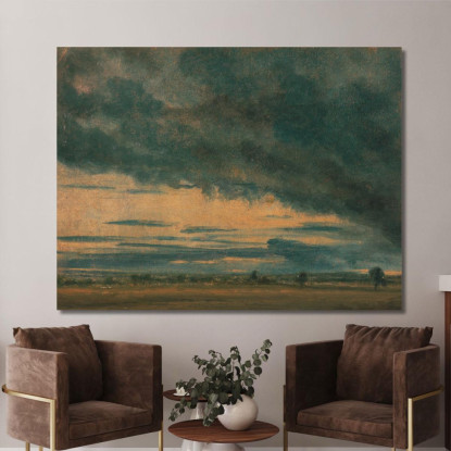 Studio Di Nuvole 5 John Constable jcn20 quadro stampato su tela