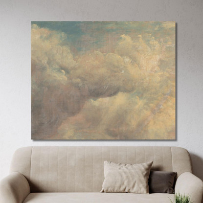 Studio Di Nuvole 6 John Constable jcn21 quadro stampato su tela