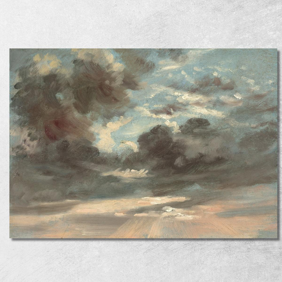 Studio Di Nuvole – Tramonto Tempestoso John Constable jcn24 quadro stampato su tela