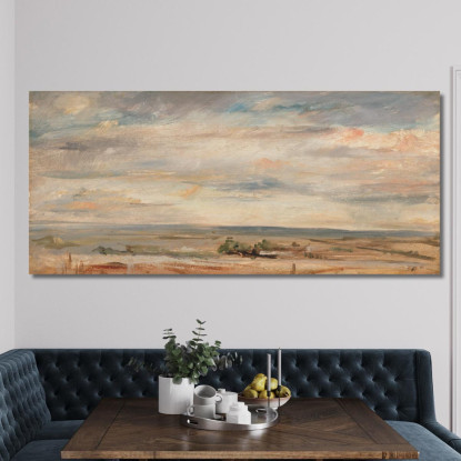 Studio Di Nuvole Al Mattino Presto Guardando A Est Da Hampstead John Constable jcn25 quadro stampato su tela