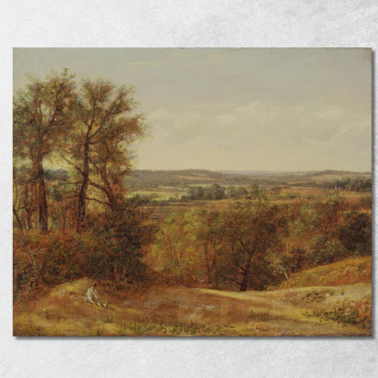 Dedham Vale John Constable jcn30 quadro stampato su tela