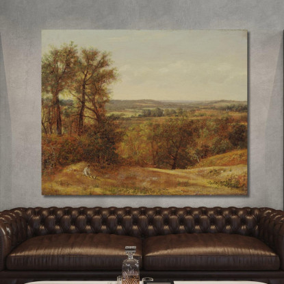 Dedham Vale John Constable jcn30 quadro stampato su tela