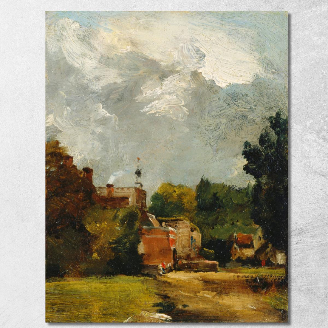 Chiesa Di East Bergholt John Constable jcn31 quadro stampato su tela