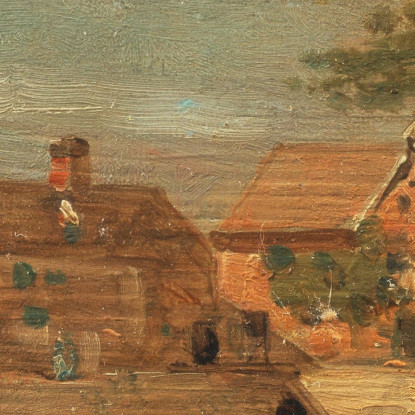 Mulino Di Flatford John Constable jcn39 quadro stampato su tela