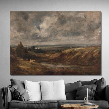 Hampstead Heath John Constable jcn48 quadro stampato su tela