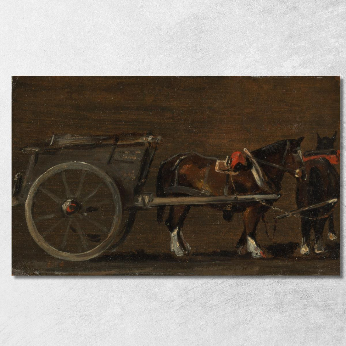Cavallo E Carro John Constable jcn52 quadro stampato su tela