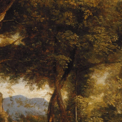 Paesaggio Con Pastore E Capre John Constable jcn56 quadro stampato su tela