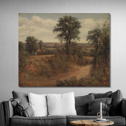 Stradina Vicino A Dedham John Constable jcn57 quadro stampato su tela