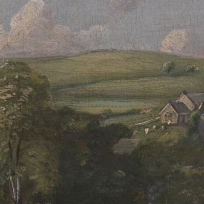 Villaggio Di Osmington John Constable jcn63 quadro stampato su tela