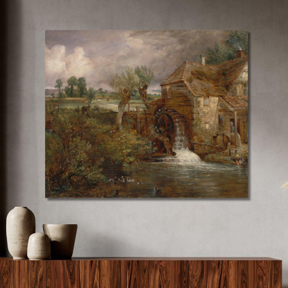 Mulino Di Parham Gillingham John Constable jcn64 quadro stampato su tela