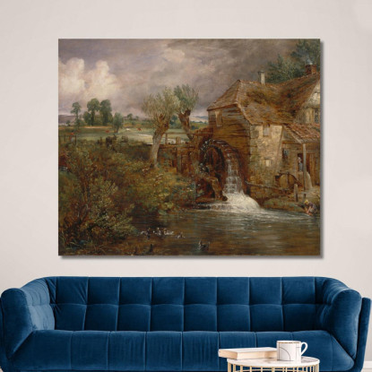 Mulino Di Parham Gillingham John Constable jcn64 quadro stampato su tela