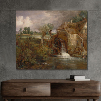 Mulino Di Parham Gillingham John Constable jcn64 quadro stampato su tela