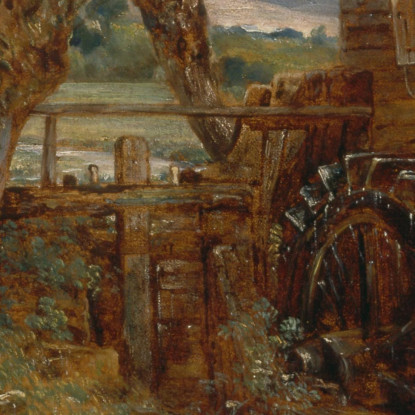 Mulino Di Parham Gillingham John Constable jcn64 quadro stampato su tela