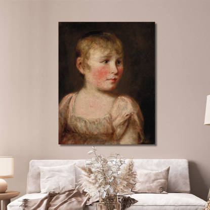 Ritratto Di Eliza Lewis John Constable jcn67 quadro stampato su tela