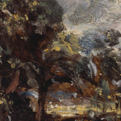 Schizzo Per "Il Carro Di Fieno" John Constable jcn75 quadro stampato su tela