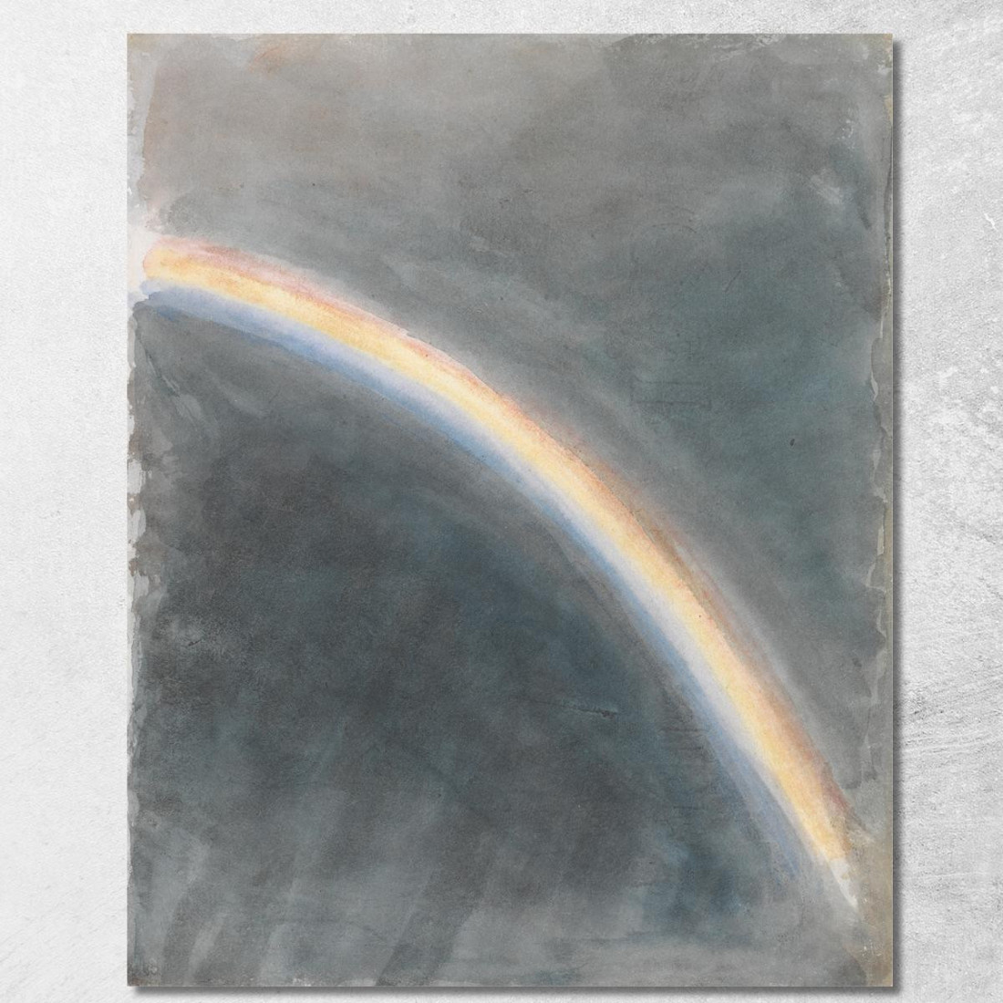 Studio Del Cielo Con Arcobaleno John Constable jcn77 quadro stampato su tela