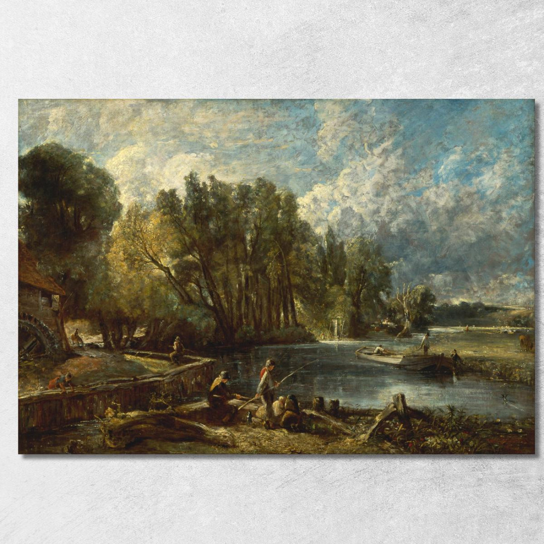 Mulino Di Stratford John Constable jcn82 quadro stampato su tela