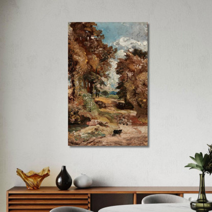 Il Campo Di Grano John Constable jcn90 quadro stampato su tela