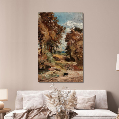Il Campo Di Grano John Constable jcn90 quadro stampato su tela