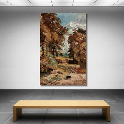 Il Campo Di Grano John Constable jcn90 quadro stampato su tela