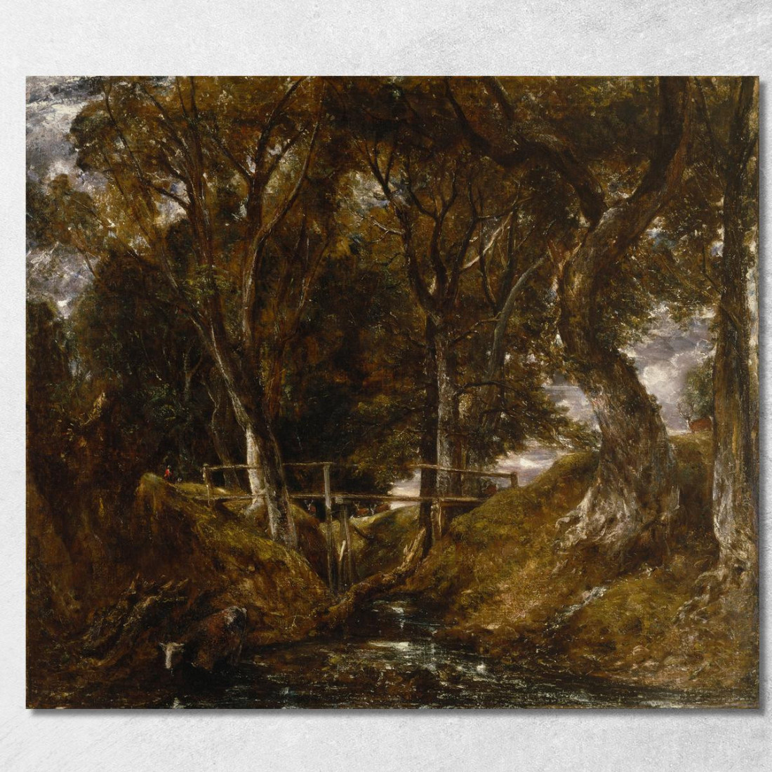 La Valle A Helmingham Park John Constable jcn91 quadro stampato su tela