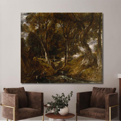La Valle A Helmingham Park John Constable jcn91 quadro stampato su tela