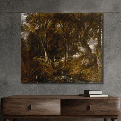 La Valle A Helmingham Park John Constable jcn91 quadro stampato su tela