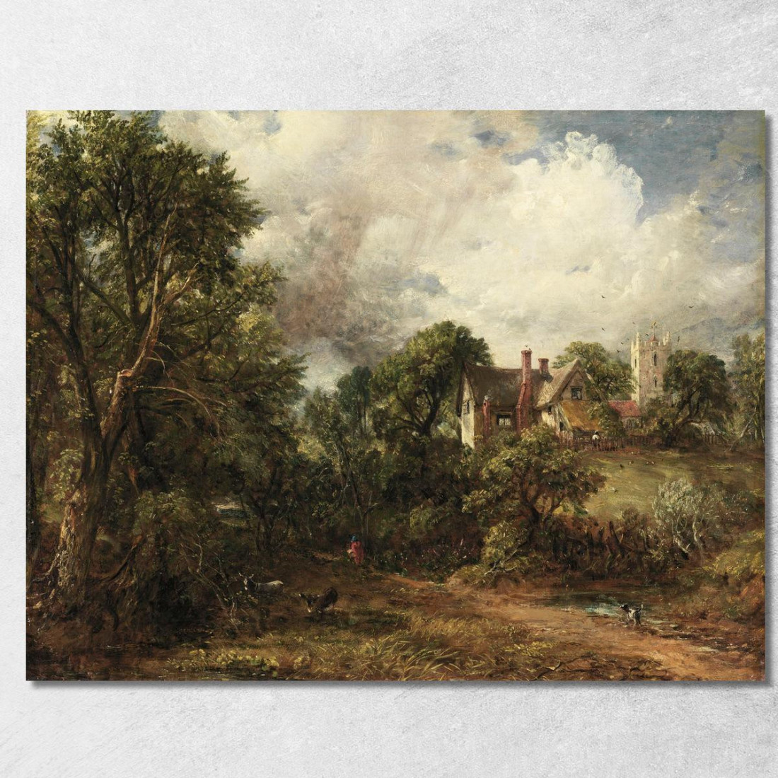 La Fattoria Glebe John Constable jcn92 quadro stampato su tela