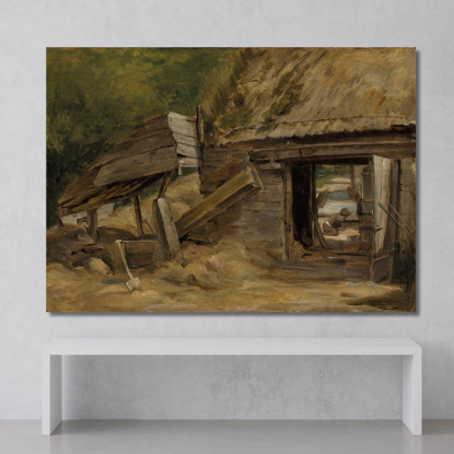 Il Vecchio Mulino Di Dedham John Constable jcn95 quadro stampato su tela