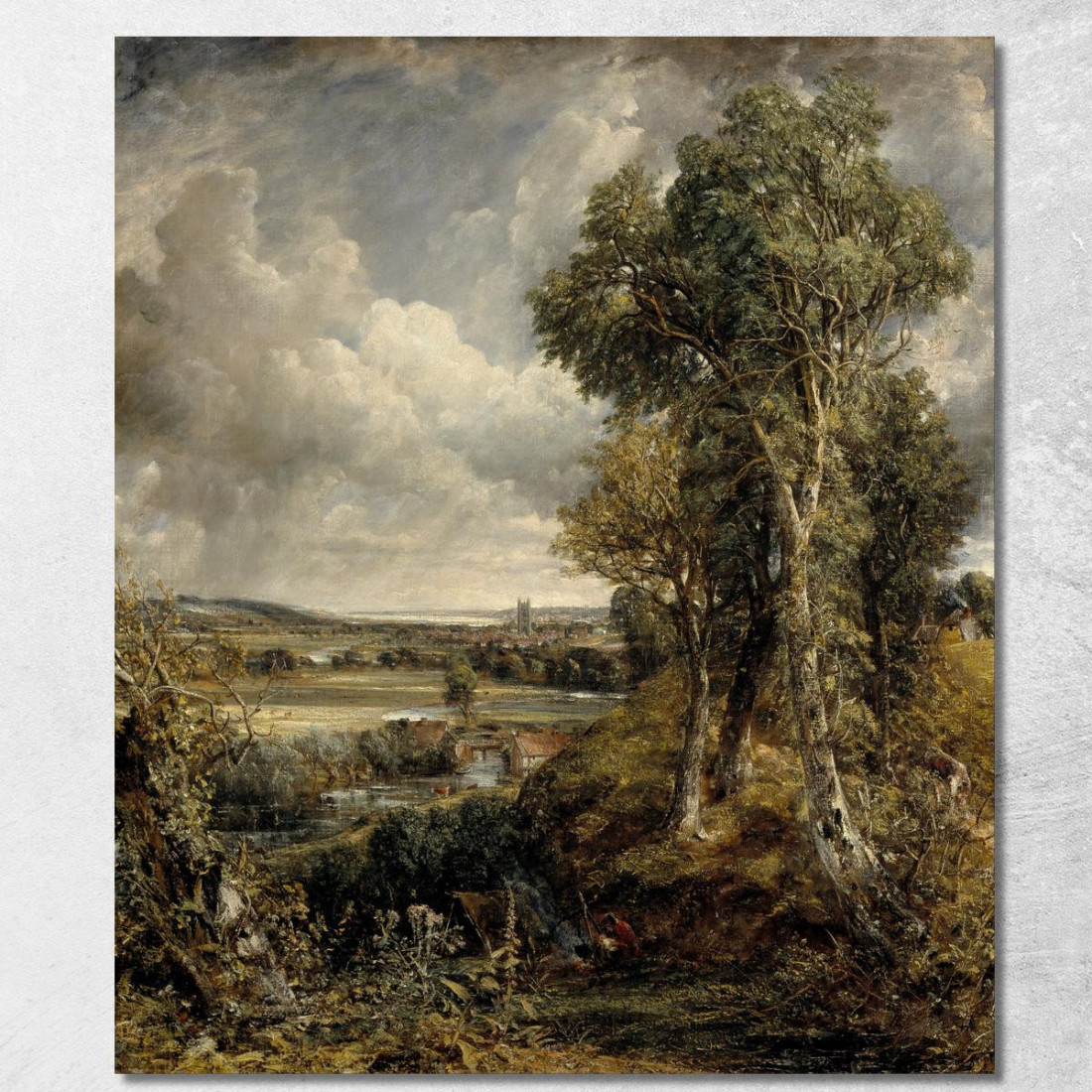 La Valle Di Dedham John Constable jcn98 quadro stampato su tela