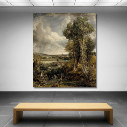 La Valle Di Dedham John Constable jcn98 quadro stampato su tela