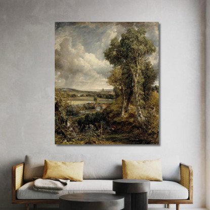 La Valle Di Dedham John Constable jcn98 quadro stampato su tela