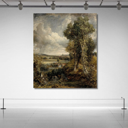 La Valle Di Dedham John Constable jcn98 quadro stampato su tela